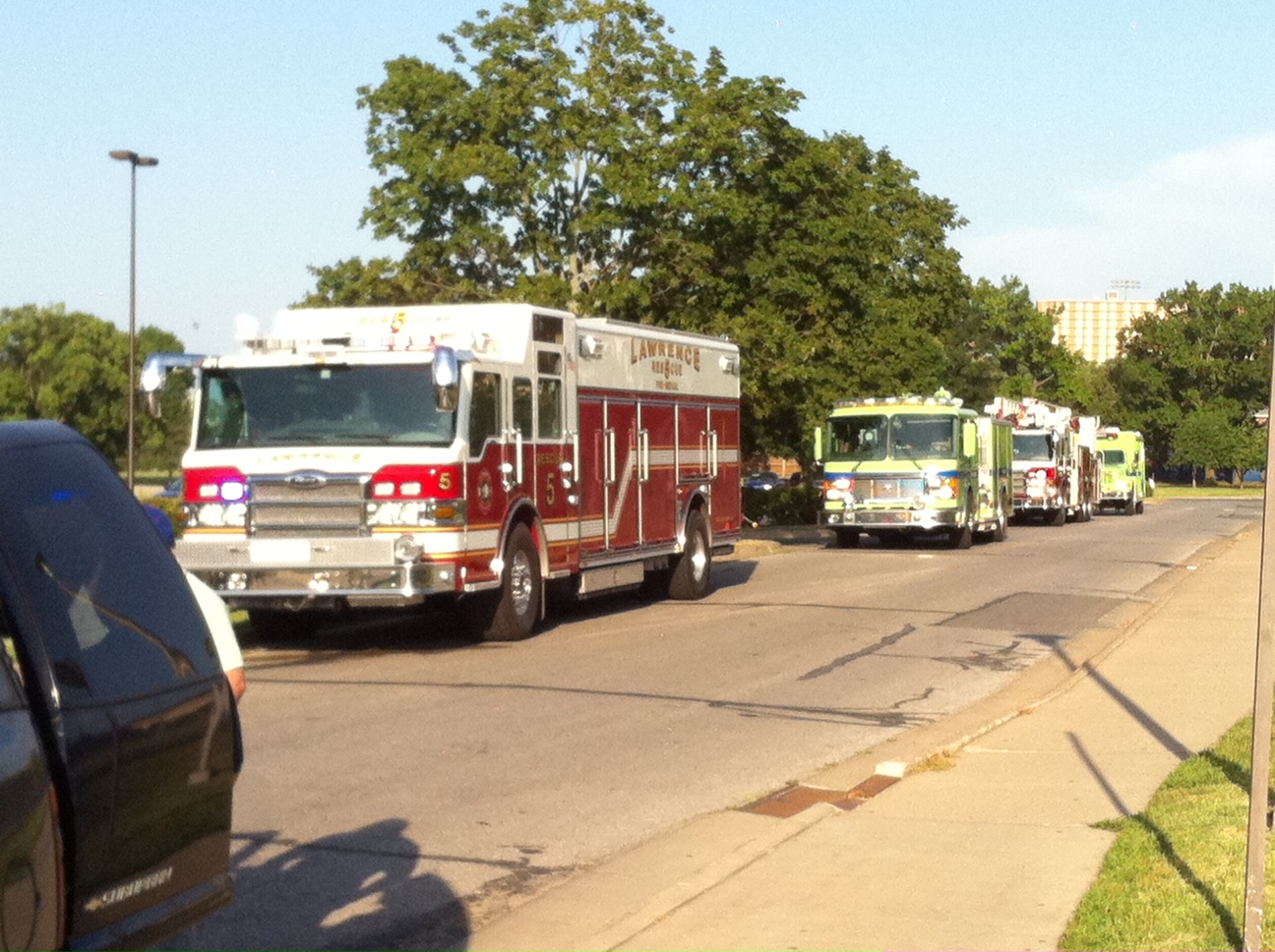 Venting propane tank outside Robinson Gym leads to Hazmat incident at